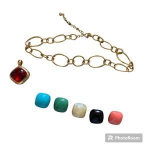 Joan Rivers Interchangeable Cabochon Necklace